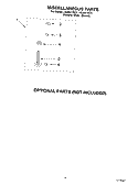 MISCELLANEOUS, OPTIONAL Diagram and Parts List for LSQ9211KT1  Whirlpool Washer