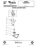 MOTOR AND DRIVE , LIT/OPTIONAL Diagram and Parts List for TU4000XRP3  Whirlpool Trash Compactor