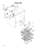 SECTION Diagram and Parts List for RJE313PP  Whirlpool Range