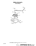 DOOR LOCK Diagram and Parts List for N9357L3  Roper Range