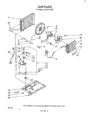 UNIT PARTS Diagram and Parts List for ACP502XM1  Whirlpool Air Conditioner