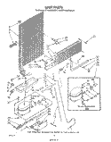 UNIT Diagram and Parts List for ET18JMXRWR3  Whirlpool Refrigerator