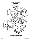 LOWER OVEN, OPTIONAL Diagram and Parts List for KEBS276WBL2  KitchenAid Wall Oven