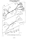 WIRING HARNESS Diagram and Parts List for KEDS100VWH3  KitchenAid Range