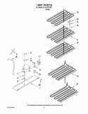 UNIT PARTS Diagram and Parts List for EV161FZTQ00  Whirlpool Freezer