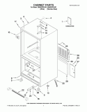 Part Location Diagram of W10212535 Whirlpool COVER-BACK