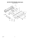 REFRIGERATOR CONTROL PANEL Diagram and Parts List for KSRF36DTX03  KitchenAid Refrigerator