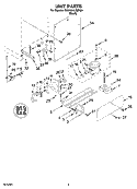 UNIT PARTS Diagram and Parts List for KUWO24LSBX00  KitchenAid Wine and Beverage Cooler