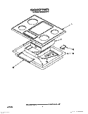 COOKTOP Diagram and Parts List for KECG260SOB3  KitchenAid Cooktop