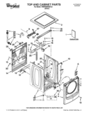 Part Location Diagram of W10407103 Whirlpool INSTALLATION INSTRUCTIONS