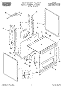 EXTERNAL Diagram and Parts List for FGP215VL6  Roper Range