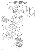 Part Location Diagram of 8170730 Whirlpool LADDER