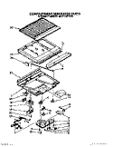 COMPARTMENT SEPARATOR Diagram and Parts List for ET14JMXXN01  Whirlpool Refrigerator