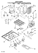 UNIT PARTS Diagram and Parts List for GC3JHAXTB01  Whirlpool Refrigerator