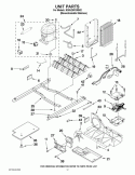 UNIT PARTS Diagram and Parts List for KSRJ25FXMS02  KitchenAid Refrigerator