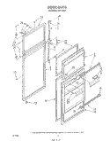 Part Location Diagram of 981170 Whirlpool HANDLE, END
