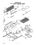 UNIT Diagram and Parts List for ET18ZKXZG00  Whirlpool Refrigerator