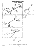 WIRING HARNESS Diagram and Parts List for RM988PXPW0  Whirlpool Microwave Oven Combo