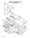 MANIFOLD AND BURNER Diagram and Parts List for SE950PERW7  Whirlpool Range