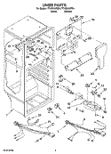 LINER PARTS Diagram and Parts List for TT16DKXSQ01  Estate Refrigerator