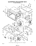 MAGNETRON AND AIR FLOW , LIT/OPTIONAL Diagram and Parts List for MH6700XM0  Whirlpool Microwave