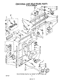 CONTROLS AND REAR PANEL Diagram and Parts List for LA6300XPW5  Whirlpool Washer