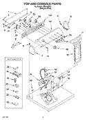 SECTION Diagram and Parts List for LEB6400KQ1  Whirlpool Dryer