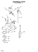 ELECTRICAL PARTS Diagram and Parts List for 5KES100SOB0  KitchenAid Coffee Maker