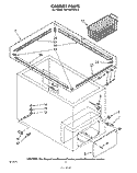 SECTION Diagram and Parts List for EH120CXLW5  Whirlpool Freezer