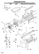 ICEMAKER PARTS Diagram and Parts List for KBRA20EMBT00  KitchenAid Refrigerator