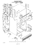 CABINET Diagram and Parts List for ET22DMXWN00  Whirlpool Refrigerator