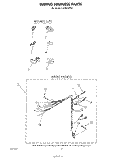 WIRING HARNESS Diagram and Parts List for LA7899XPW3  Whirlpool Washer