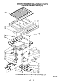 COMPARTMENT SEPARATOR Diagram and Parts List for ET16JMYSN00  Whirlpool Refrigerator