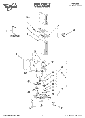 UNIT PARTS Diagram and Parts List for ACP092PR0  Whirlpool Air Conditioner