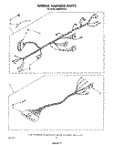 WIRING HARNESS , LITERATURE AND OPTIONAL Diagram and Parts List for MW8650XR0  Whirlpool Microwave