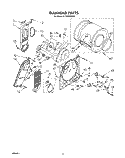 SECTION Diagram and Parts List for LE5700XSW0  Whirlpool Dryer