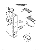 FREEZER LINER Diagram and Parts List for 8ED22RKXXW00  Whirlpool Refrigerator
