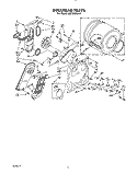 SECTION Diagram and Parts List for LE5720XSG1  Whirlpool Dryer
