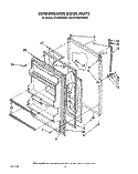 REFRIGERATOR DOOR, LIT/OPTIONAL Diagram and Parts List for RT18DKYWW01  Roper Refrigerator