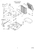 SECTION Diagram and Parts List for AD40J1  Whirlpool Dehumidifier