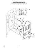 REAR CHASSIS, OPTIONAL Diagram and Parts List for KERH507YBL1  KitchenAid Range