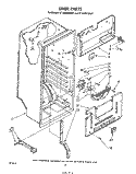 LINER , LIT/OPTIONAL Diagram and Parts List for ET14JMXSW01  Whirlpool Refrigerator