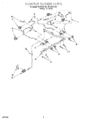 COOKTOP BURNER Diagram and Parts List for SF367PEYW7  Whirlpool Range