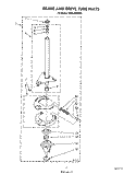 BRAKE AND DRIVE TUBE Diagram and Parts List for TAWL600WW0  Estate Washer