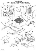 UNIT PARTS Diagram and Parts List for CS22AFXKS06  Crosley Refrigerator