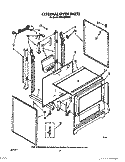 EXTERNAL OVEN Diagram and Parts List for SF3100EWN1  Whirlpool Range