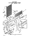 UNIT Diagram and Parts List for ET18GKXWG11  Whirlpool Refrigerator