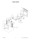 Part Location Diagram of W10518369 Whirlpool VENT, DOOR TRIM TOP