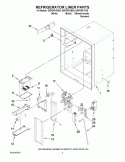 REFRIGERATOR LINER PARTS Diagram and Parts List for GI6FDRXXB00  Whirlpool Refrigerator