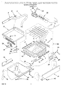 EVAPORATOR, ICE CUTTER GRID AND WATER Diagram and Parts List for KUIS185GBT0  KitchenAid Ice Maker